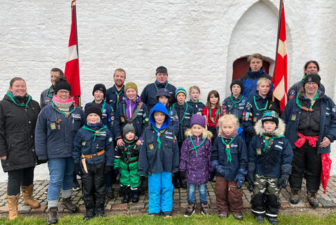 Spejdernes Peder Skrams gruppe er så seje