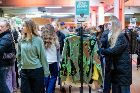 Stort tøjmarked på Fængslet