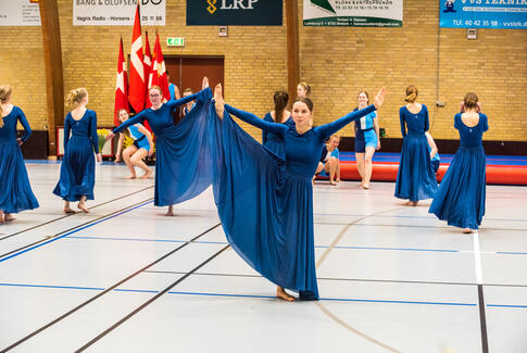 Gymnastikopvisning i Østbirk efter tre års ventetid
