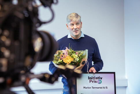 Marlon Tørmørtel hædret med DI-pris for grøn omstilling