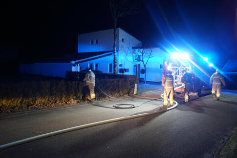 112: Brand i villa på Søvænget i Brædstrup