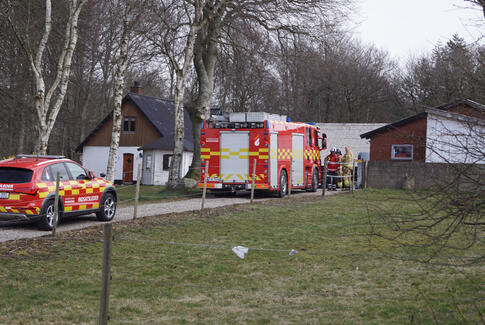 112: Brandvæsnet kaldt til brand ved Nim