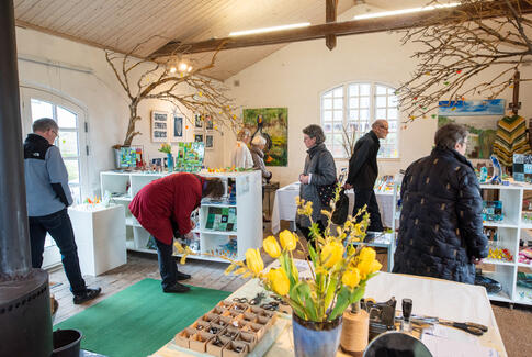 Påskeudstilling hos Dorthe