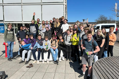 Skønne konfirmander på Århus-tur