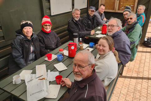 Arbejdshandsker i stedet for tennis-ketchers