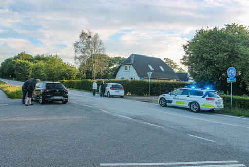 112: Færdselsuheld på Skanderborgvej ved Underup