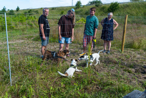 Indvielse af ny hundeskov i Østbirk