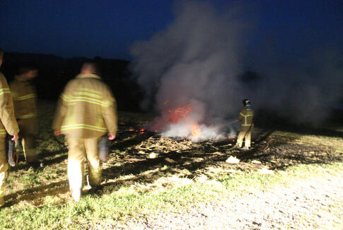112: Brandvæsnet tilkaldt til efterladt bål ved Ring sø