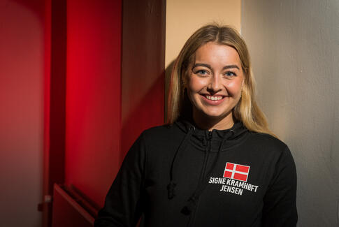 Signe danser disko og har vundet det meste