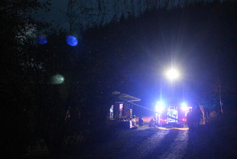 Brand i skorsten på Smedebakken i Tønning