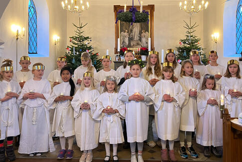 Santa Lucia i Yding kirke