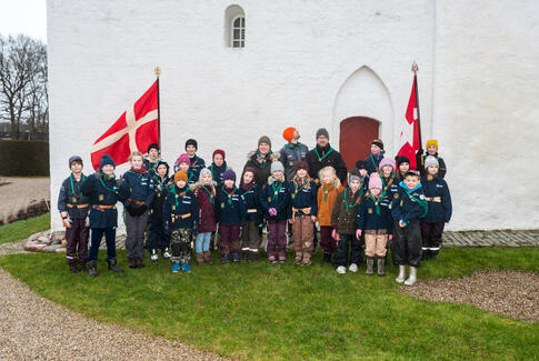 Nytårsparade i rusk og regn