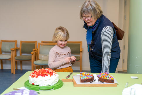 Den store kage bagedyst på Skovly