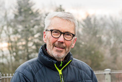 Formand i Hovedgård Lokalråd Ejvind Olsen (Foto Jørn Kildall)