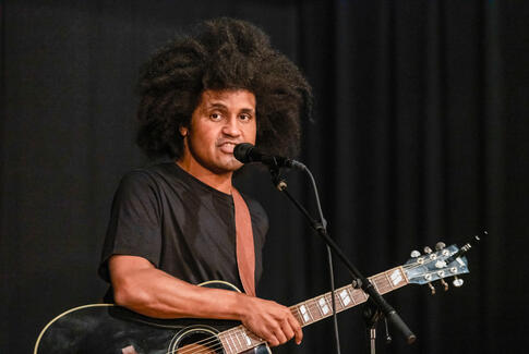 Thomas Buttenschøn spillede på Gedved Seminarium