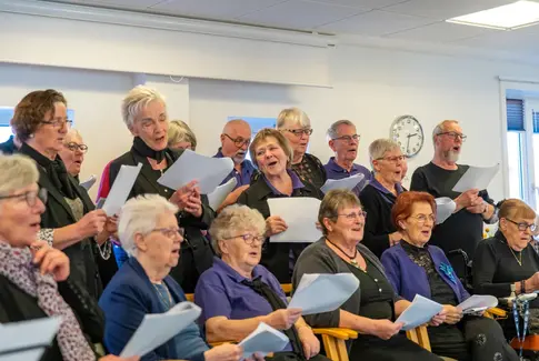 Foråret blev sunget ind på Skovly