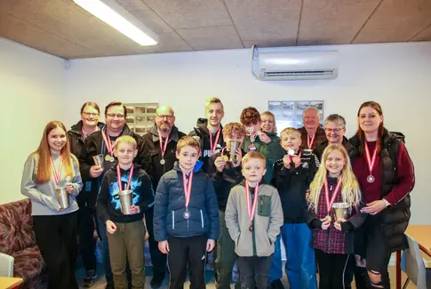 Østbirk Skytteforening fejrer sine klubmestre med priser og hæder