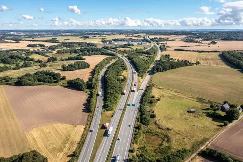 Udvidelse af E45 ved Aarhus: Større vejarbejde starter efter weekenden
