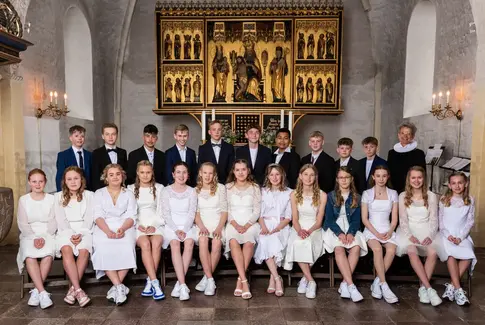 Konfirmeret i Østbirk kirke 5. maj, kl. 11.30