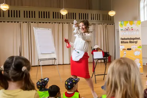 Alfons Åberg's 6-års fødselsdag fejret med flot forestilling