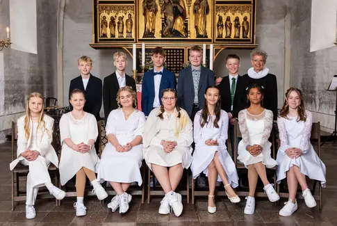 Konfirmeret i Østbirk kirke 5. maj, kl. 9.30