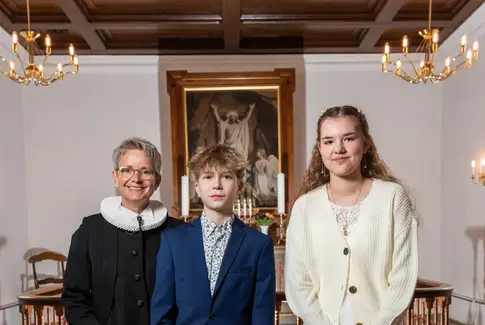 Konfirmeret i Yding kirke 6. maj, kl. 10.00