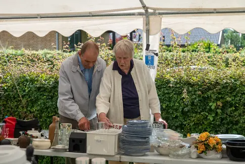 Loppemarked hos spejderne i Hovedgård