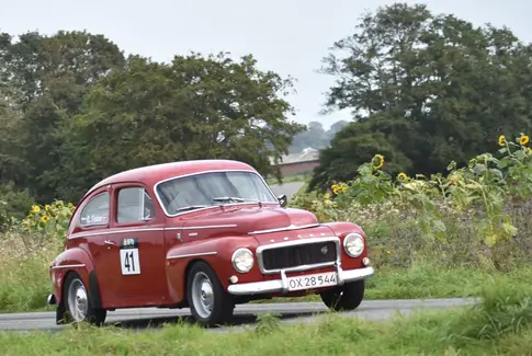 Brændende asfalt i Nim Skov!