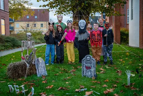 Mørkets magi i Gedved: Seminariebygningens halloween hemmeligheder