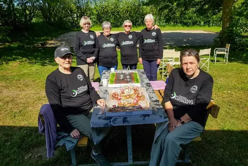 Jubilæum med kaffen på kanden