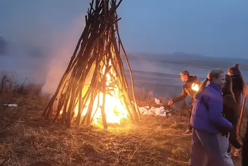 Danmarks første Adventsbål