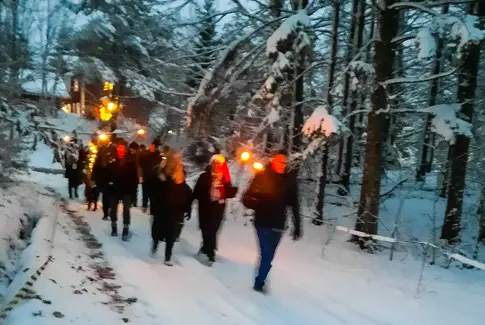 Juleoptog i Voervadsbro