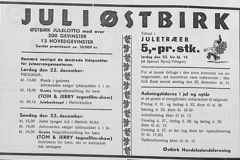 Jul i Østbirk for 50 år siden – en jul der stod i krisens tegn