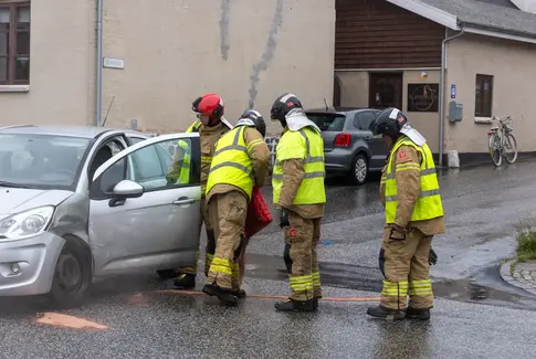 Mindre trafikuheld i Østbirk