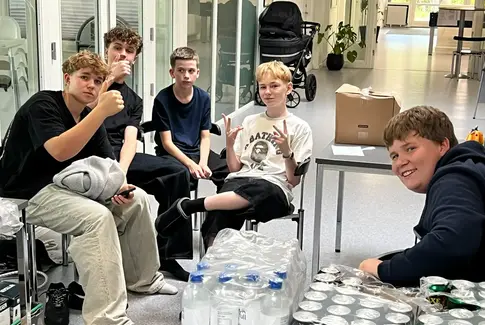 Hoppeland personalet i boden