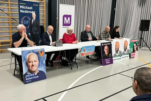 Politikerpanelet vælgermøde 2025 i Østbirk