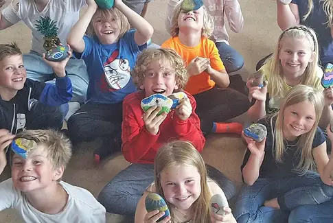 Vandresten fra Østbirk Skole tager med på ferie