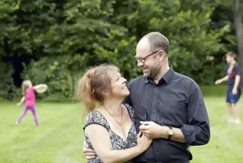 Benedikte Baggesgaard og Jacob Køhn Andersen danser