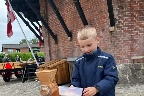 Uldum Mølle - en lille dreng