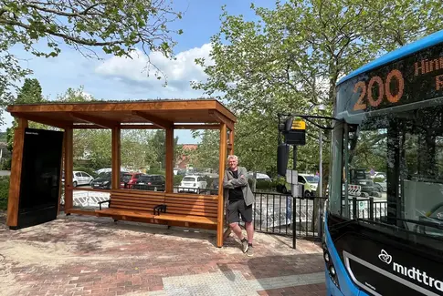 Busskur i Skanderborg