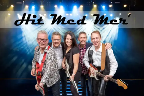 Hit med mer' - bandfoto