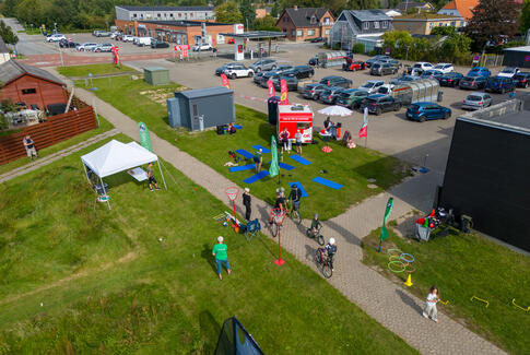 Dronefoto SuperBRugsen Østbirk