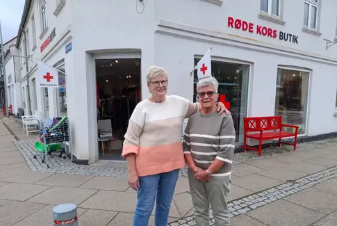 Gunhild Porsgaard  og Bente Urban