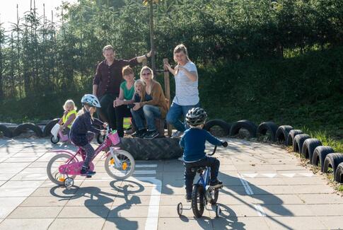 Trafikskole for de yngste i Vestbirk