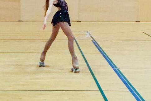 Første jyde på kunstrulleskøjte-landsholdet er fra Østbirk