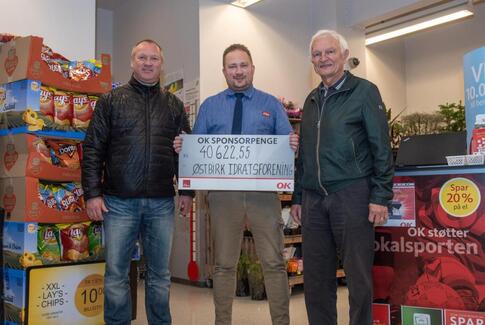 ØIF modtager flot check fra OK Benzin