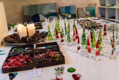 Ørting: Varme og julehygge i galleriet hos Dorthe