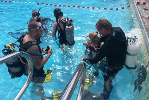 Dykkerevent i Hovedgård Friluftsbad