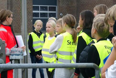 5. klasserne kommer tæt på spildevandets forskellige lugte