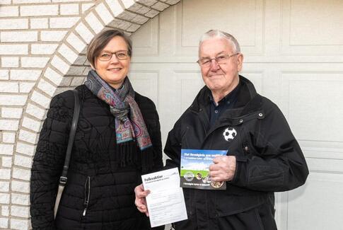 Indsamling i Hovedgård på vej i højeste gear